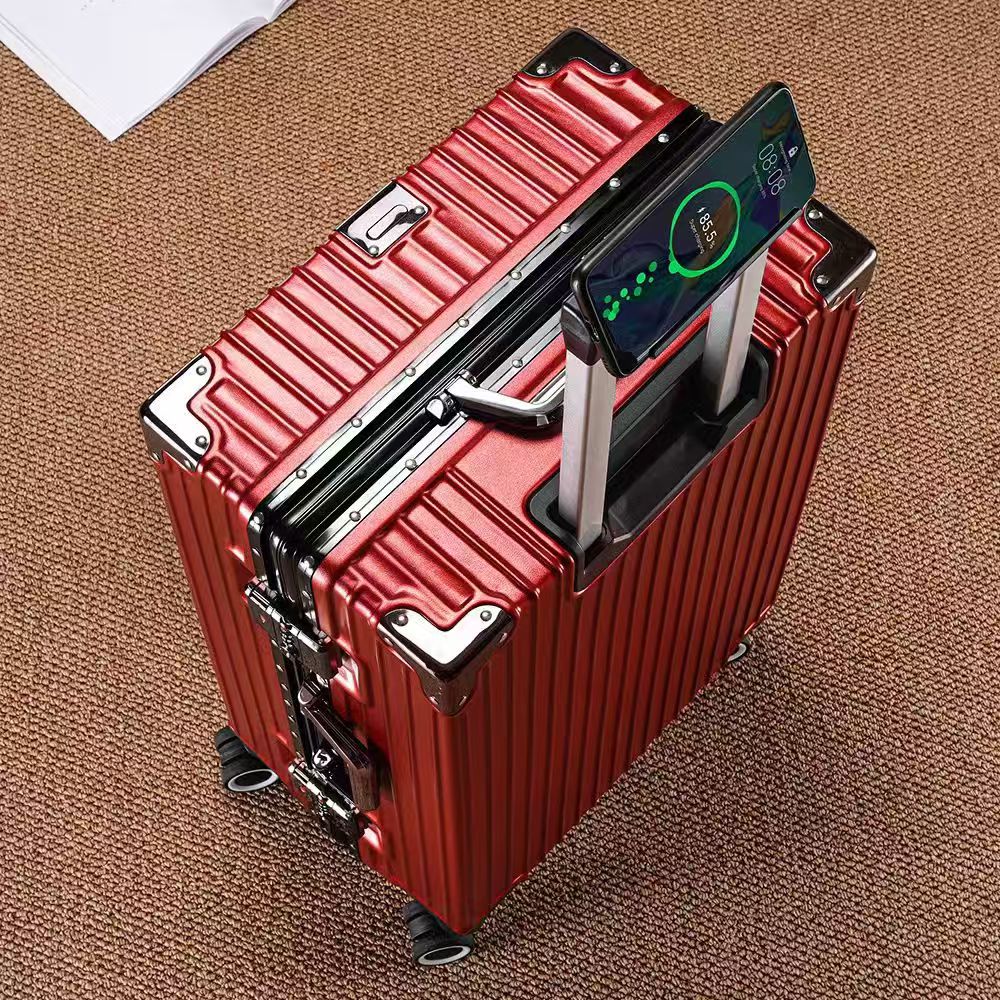 【Суперпредложение】Чемодан с ал – обзор и цена Aluminum Frame Carry On Luggage