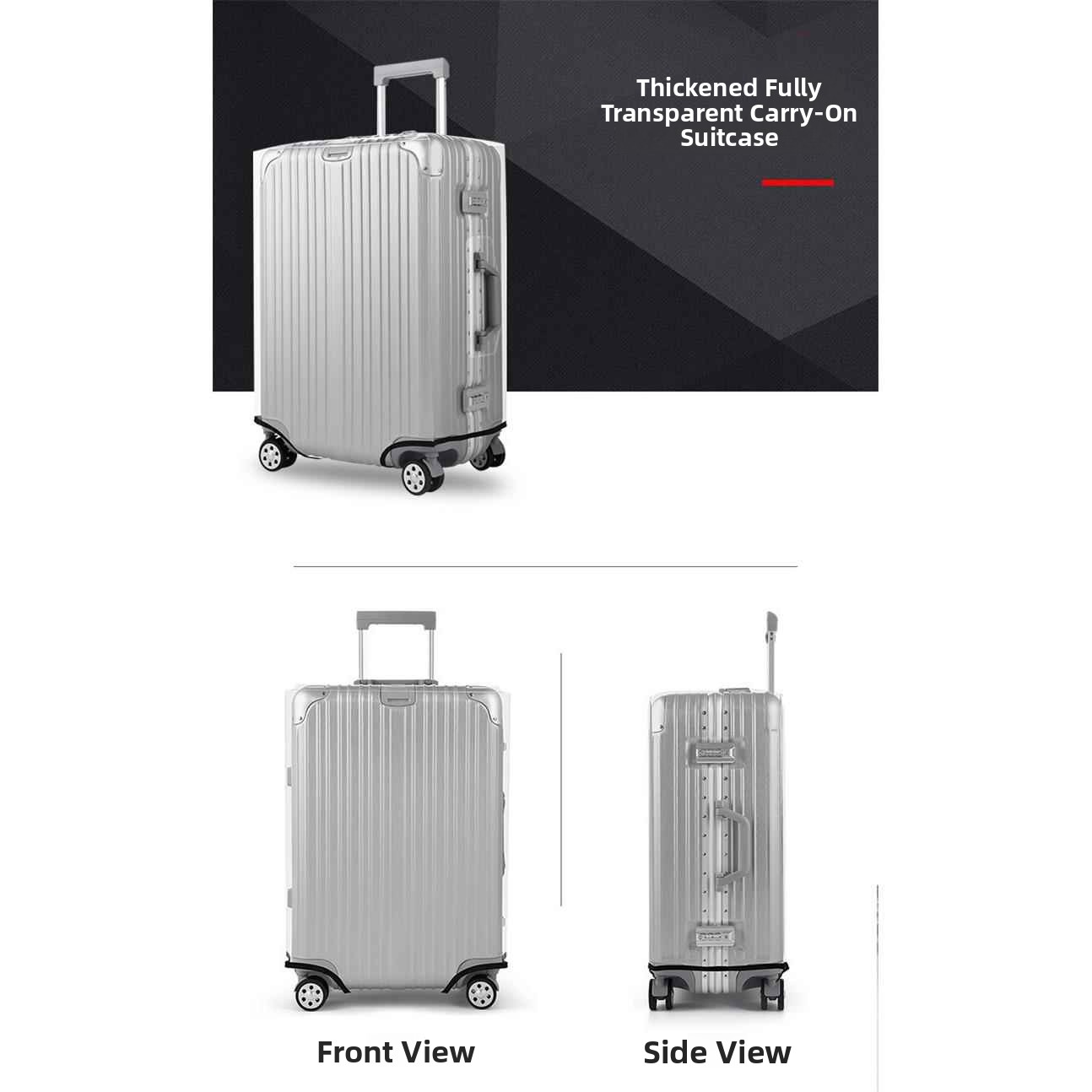 Утолщённый водонепроницаемый п – обзор и цена Luggage Protective Cover Transparent