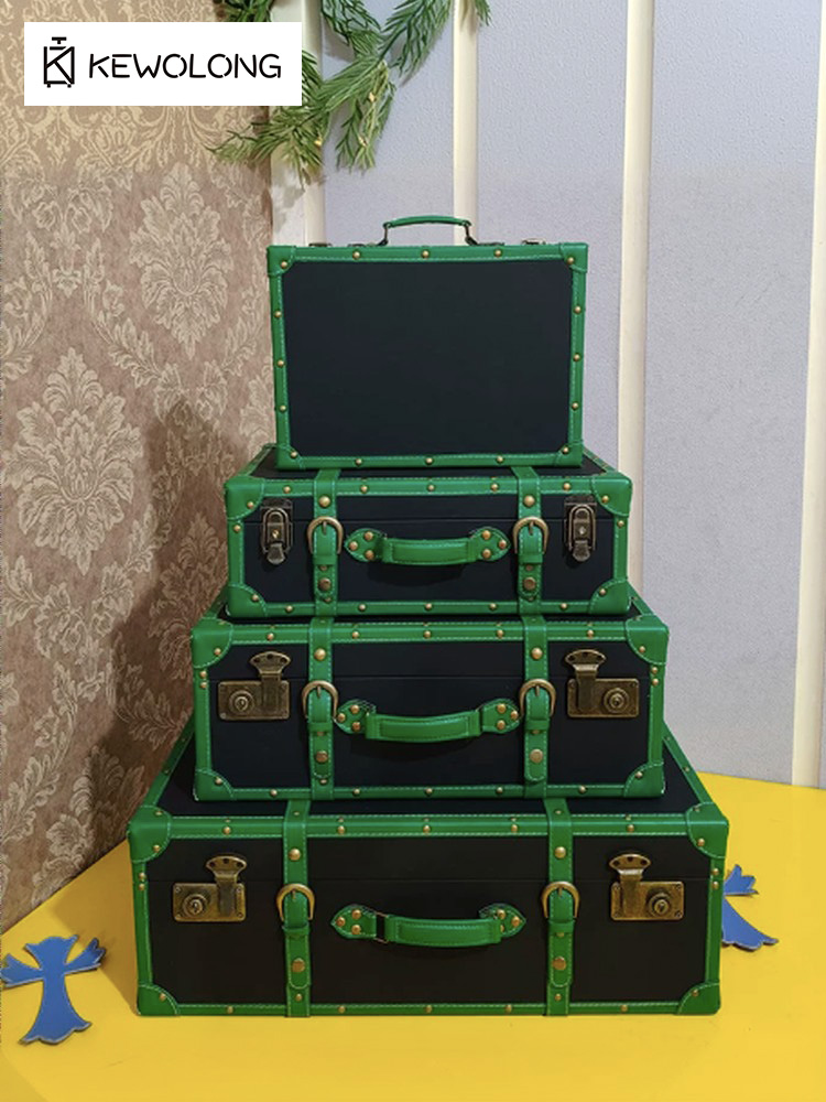 Винтажный кожаный чемодан-орга – обзор и цена Retro Vintage Trunk Suitcase