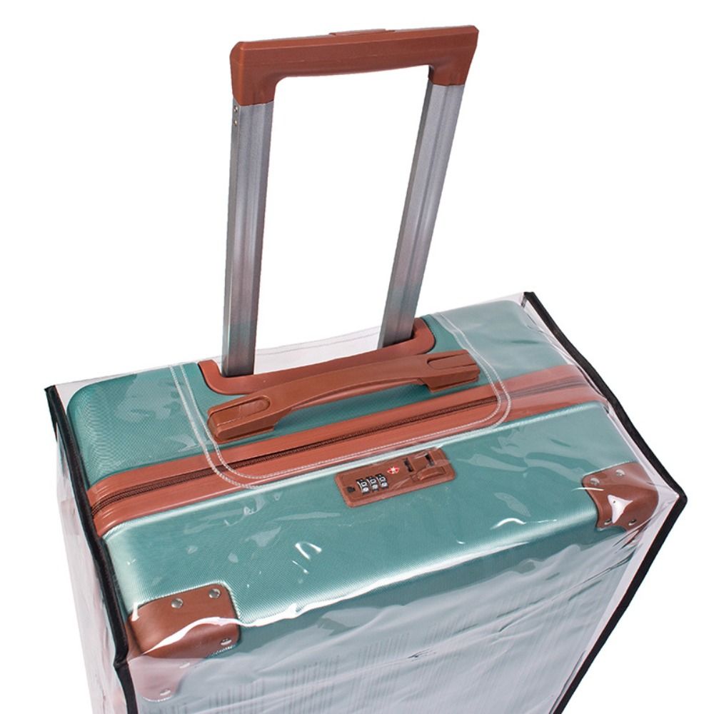 Прозрачный чехол для багажа из – обзор и цена Waterproof Suitcase Cover Protector