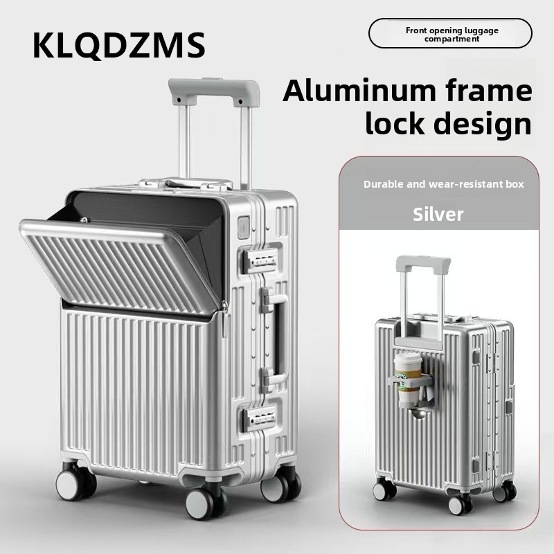 Многофункциональный чемодан KL – обзор и цена Front Opening Laptop Luggage 24 Inch