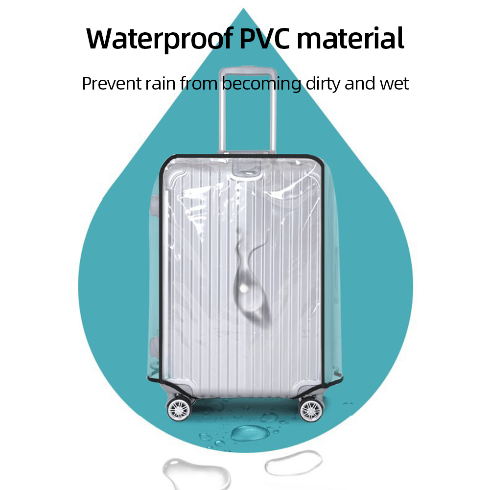 Прозрачный защитный чехол для  – обзор и цена Waterproof Suitcase Cover Protector