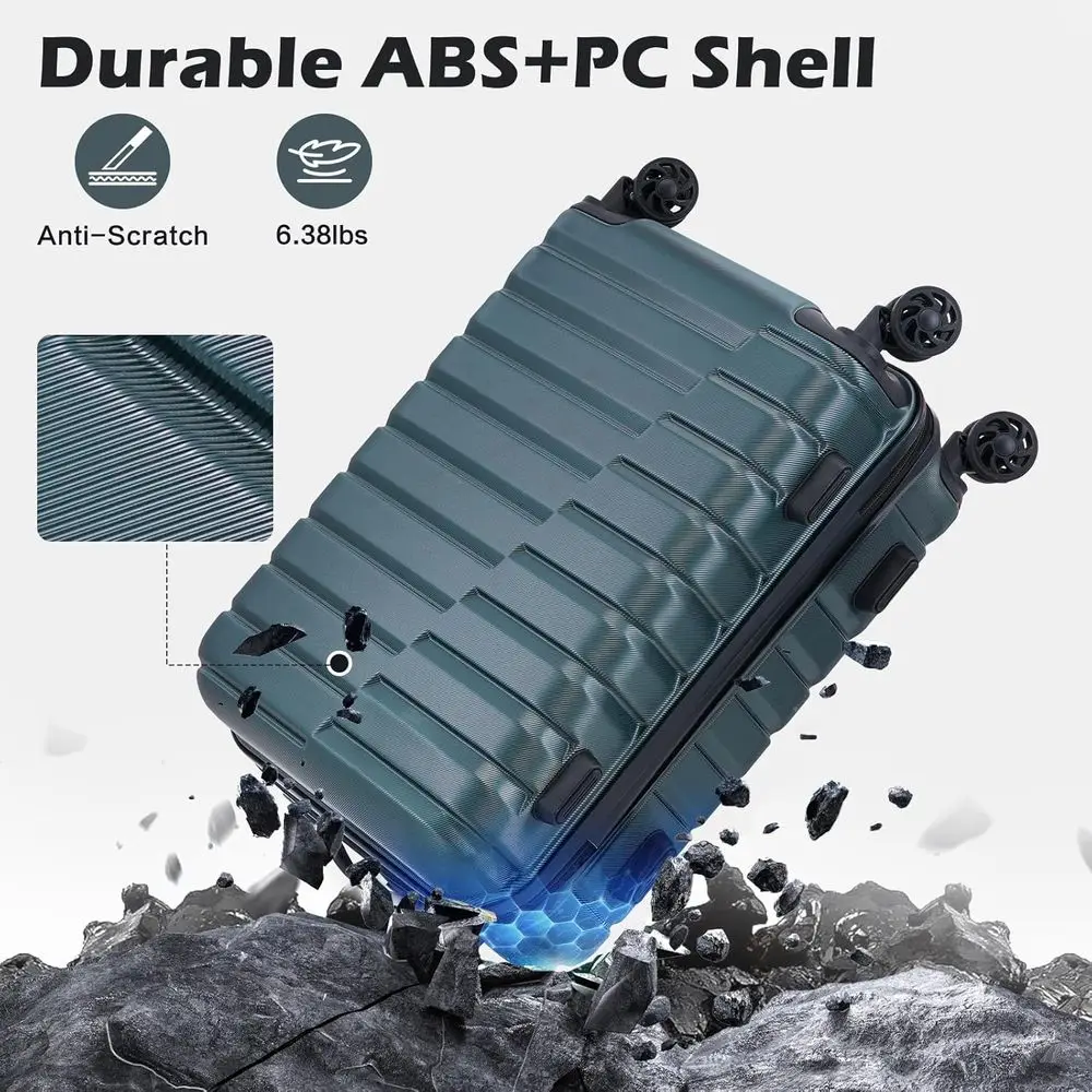 Комплект из 3-х чемоданов с же – обзор и цена Expandable Hard Shell Luggage Set