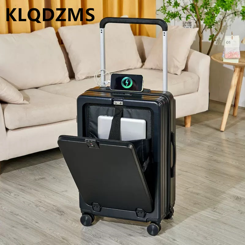 KLQDZMS 20/22/24/26-дюймовый в – обзор и цена Front Opening Laptop Luggage 24 Inch