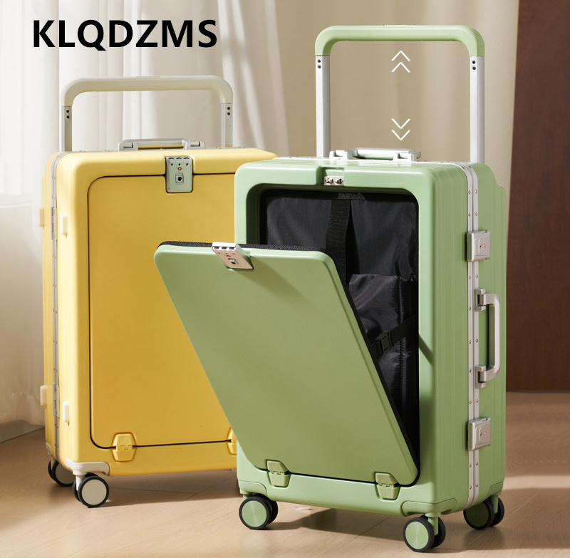 KLQDZMS 20/22/24/26-дюймовый в – обзор и цена Front Opening Laptop Luggage 24 Inch