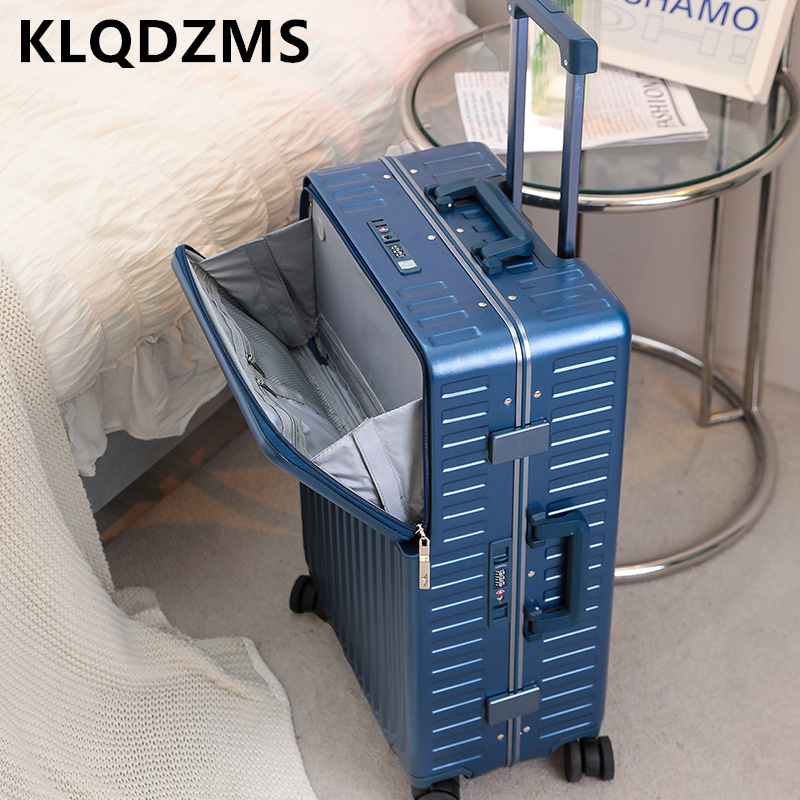 Чемодан KLQDZMS с передним отк – обзор и цена Front Opening Laptop Luggage 24 Inch