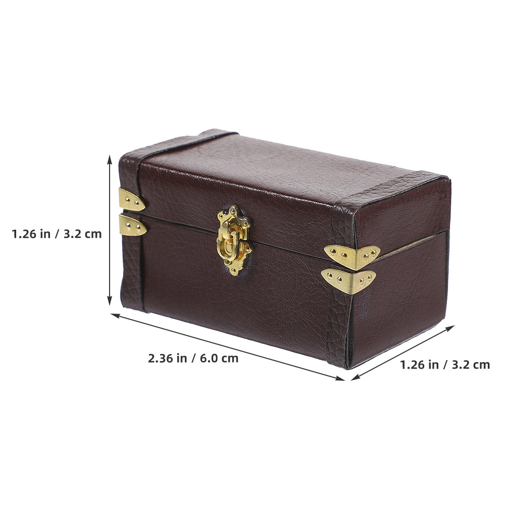 2 шт. миниатюрных винтажных че – обзор и цена Retro Vintage Trunk Suitcase